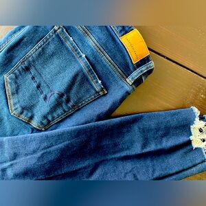 American Eagle Outfitters Dark Blue Skinny Jeans